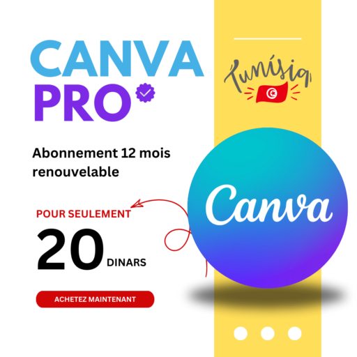 Compte Canva Pro en Tunisie